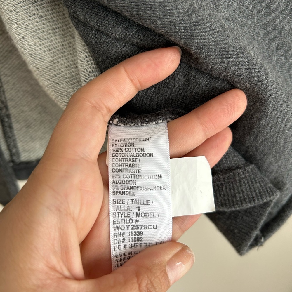 James Perse Gray Cotton Stretch Knit Blazer | Tailored Minimalist Jacket - Picture 4 of 8